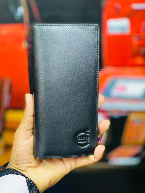Black M2 Magnet Leather Long wallet
