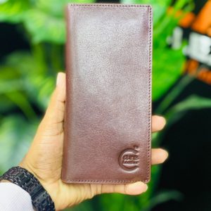 Chocolate M2 Magnet Leather Long wallet